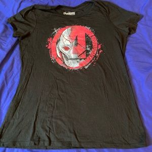 Her Universe Marvel The Avengers: Age Of Ultron Ultron Logo Girls T-Shirt